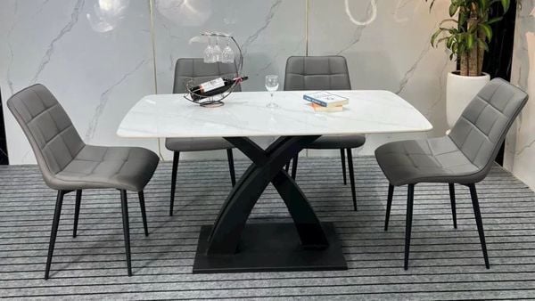 Bàn Ăn Mặt Đá Cao Cấp Gucci