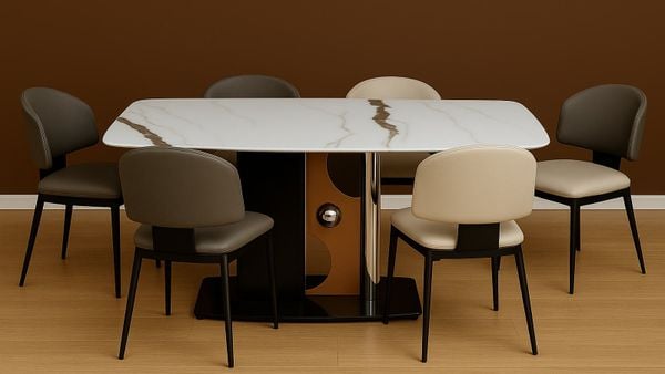 Bàn Ăn Mặt Đá Cao Cấp HSBA026