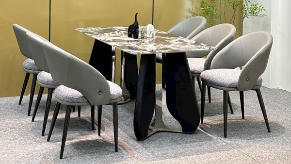 Bàn Ăn Mặt Đá Cao Cấp VNT14