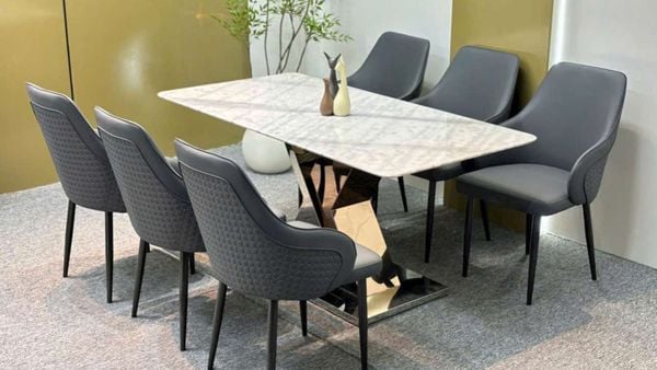 Bàn Ăn Mặt Đá Cao Cấp VNT76