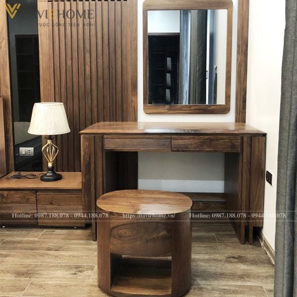 Bàn trang điểm gỗ công nghiệp