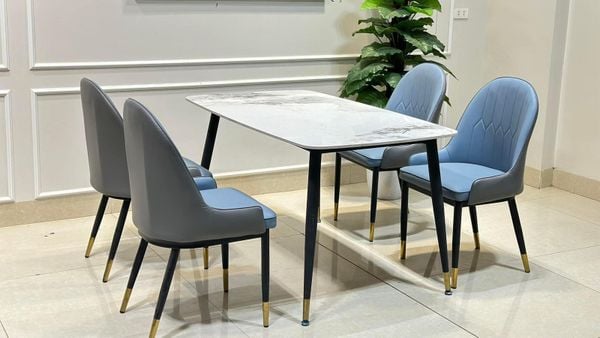 Bàn Ăn Mặt Đá Cao Cấp Hebe DPBA1