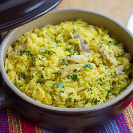 Cơm gà saffron - nấu 1 lần có được cả bữa cơm dinh dưỡng, ngon miệng