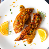 Gà sốt kem chanh saffron “đốn tim” cả nhà