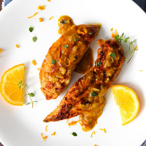 Gà sốt kem chanh saffron “đốn tim” cả nhà