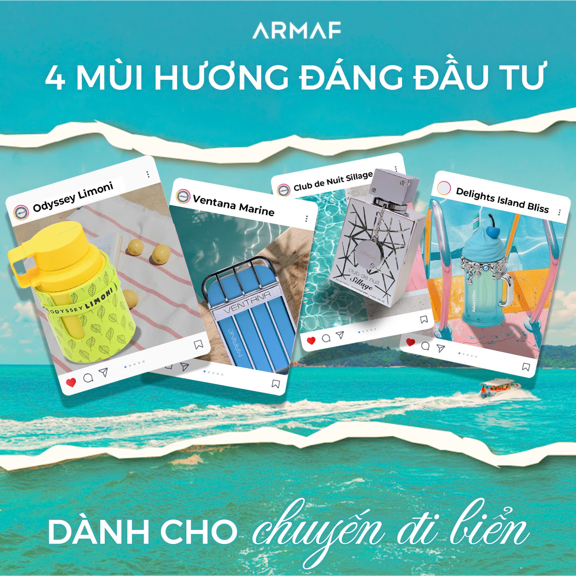4 mùi hương đáng đầu tư dành cho chuyến đi biển