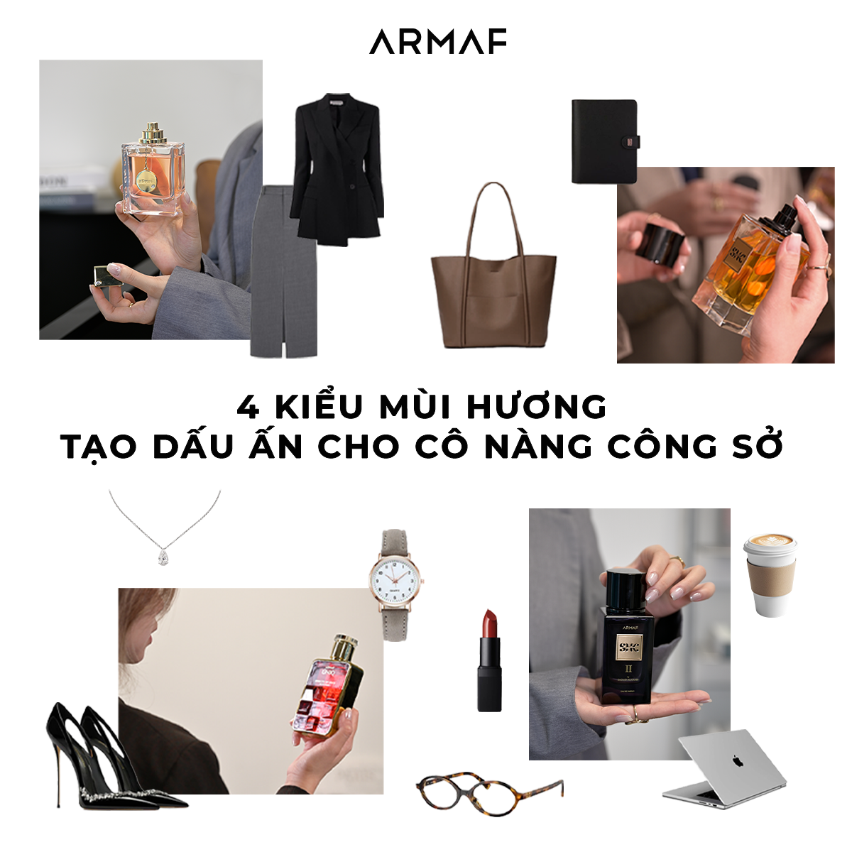 TOP 4 HƯƠNG THƠM TẠO DẤU ẤN CHO CÔ NÀNG CÔNG SỞ