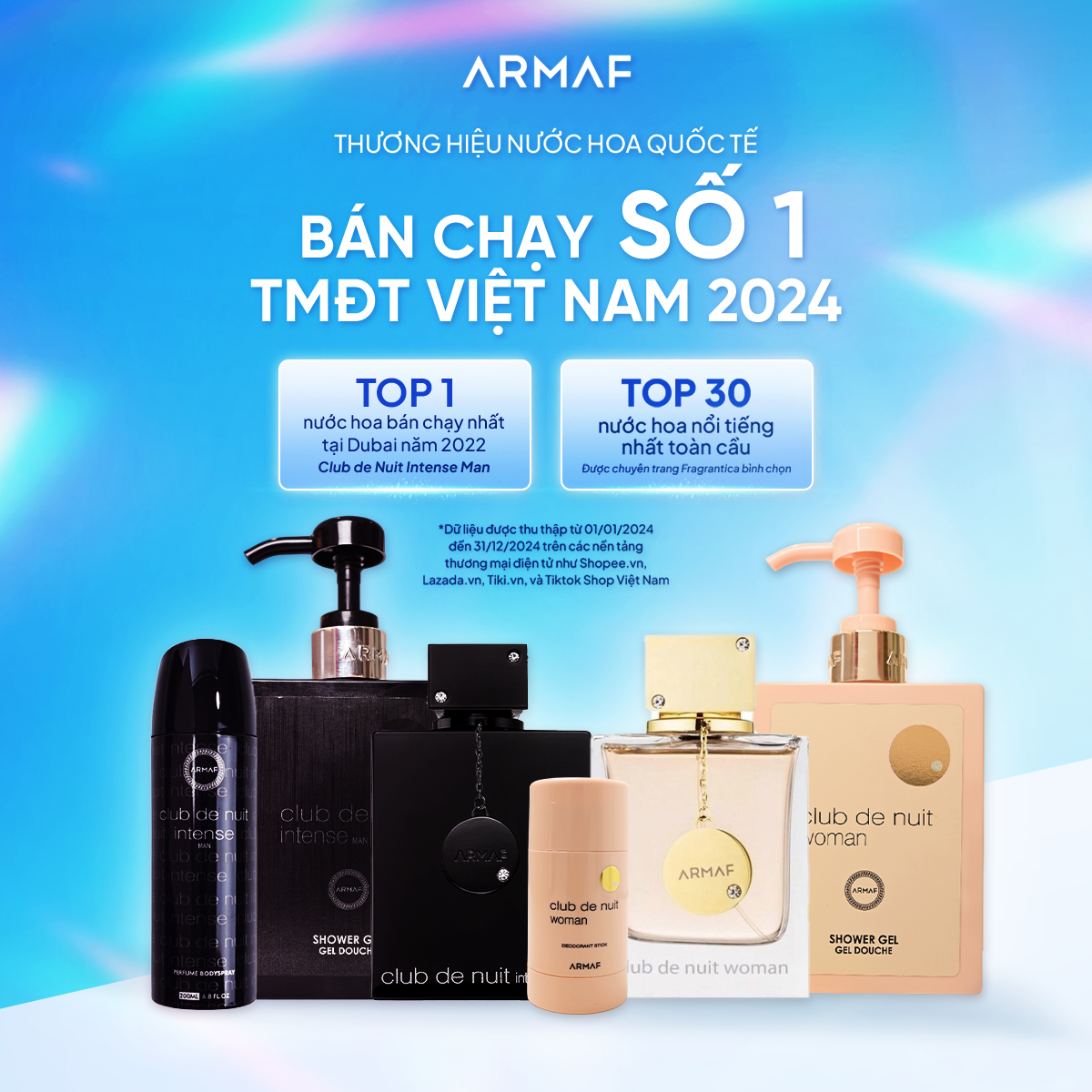 TỪ TOP 1 DUBAI ĐẾN TOP 1 VIỆT NAM – ARMAF DẪN ĐẦU THỊ TRƯỜNG TMĐT VIỆT NAM 2024