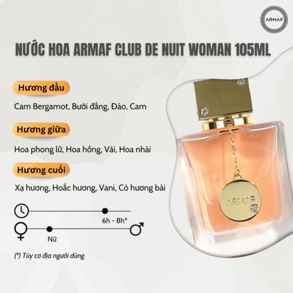 Mùi hương Club De Nuit Woman