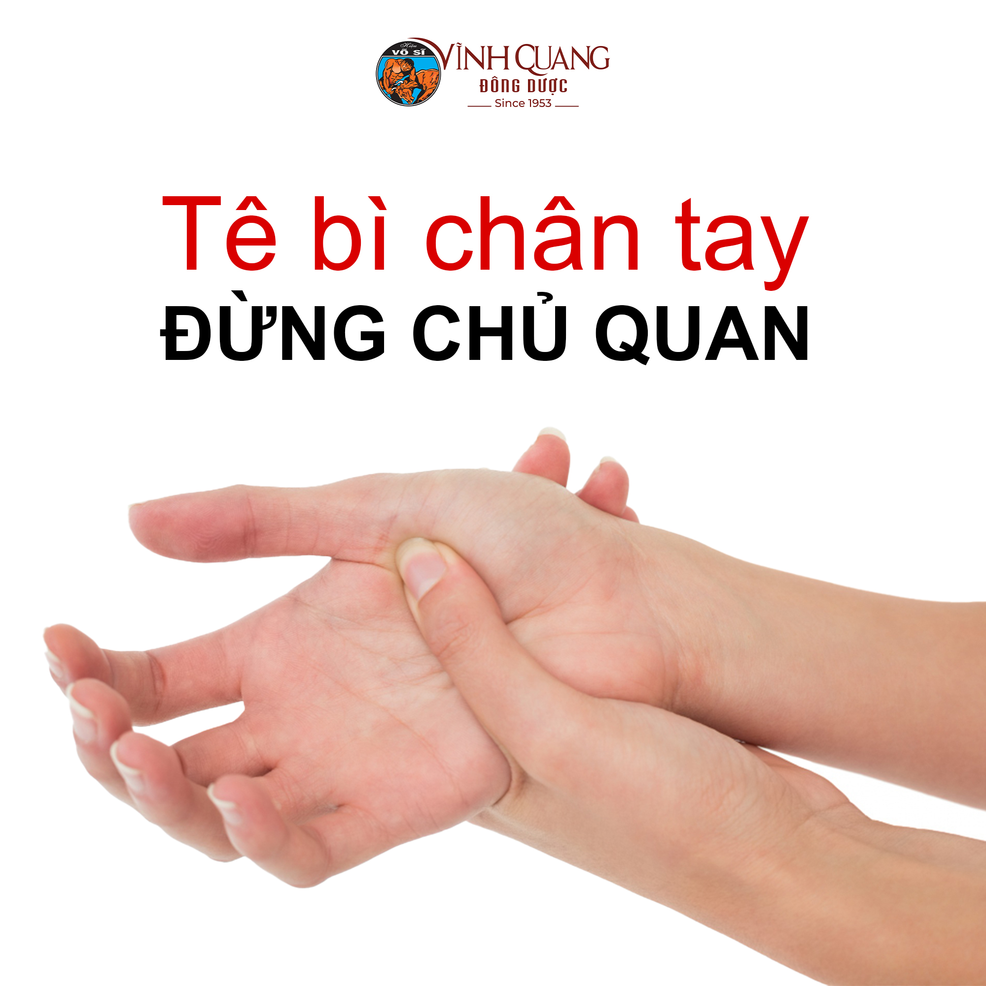 Tê bì chân tay – Dấu hiệu cảnh báo khí huyết kém lưu thông