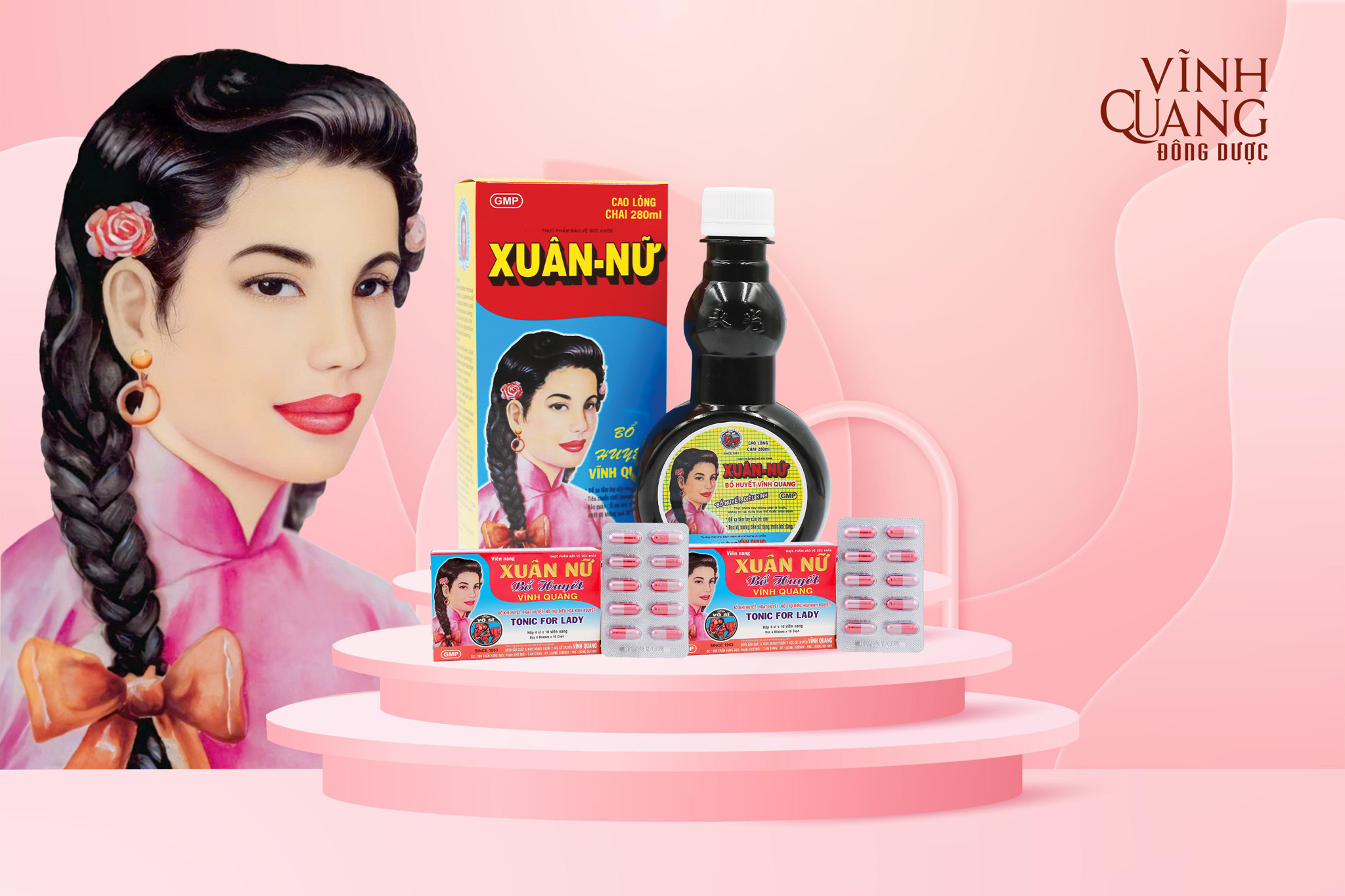 Xuân Nữ – Bổ huyết, điều kinh, dưỡng nhan từ Đông Dược Vĩnh Quang