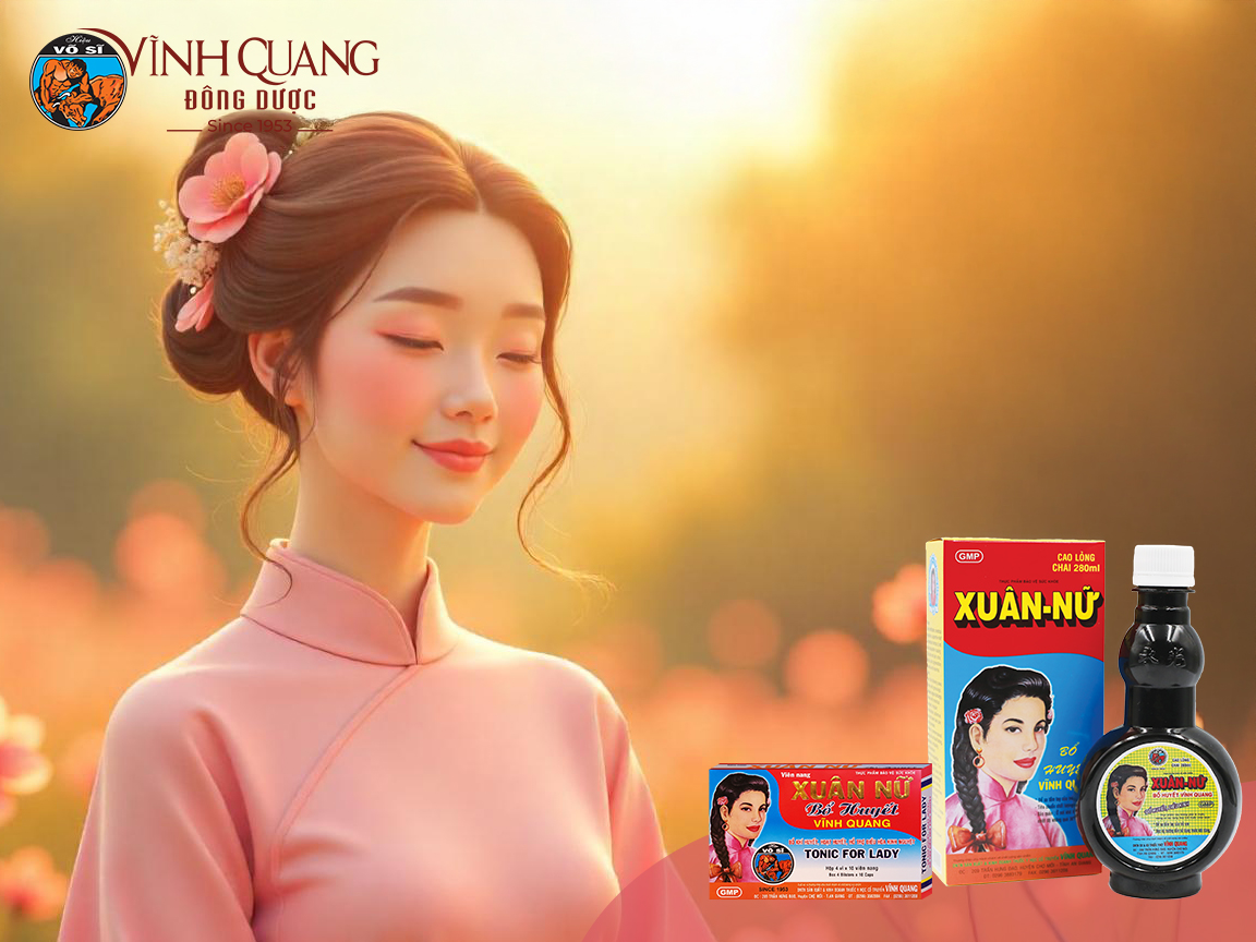 Xuân Nữ bổ huyết - giữ mãi nét thanh xuân