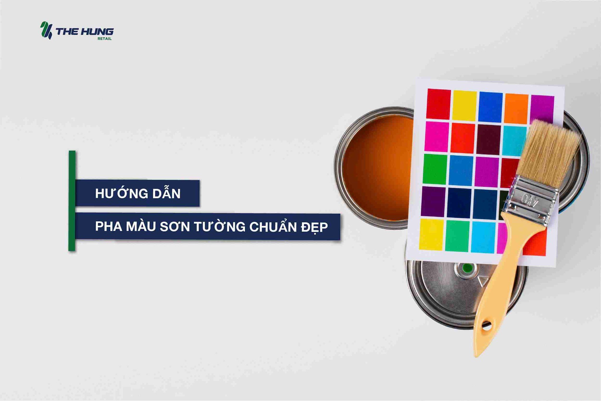 Hướng dẫn cách pha màu sơn tường chuẩn đẹp