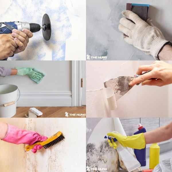 Cách làm sạch sơn tường cũ