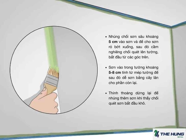 Cách sơn tường