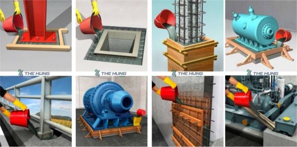 Vữa không co ngót