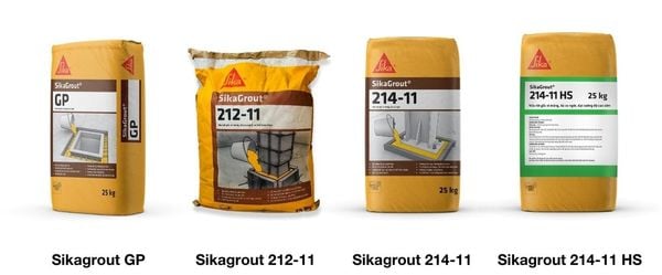 Vữa không co ngót