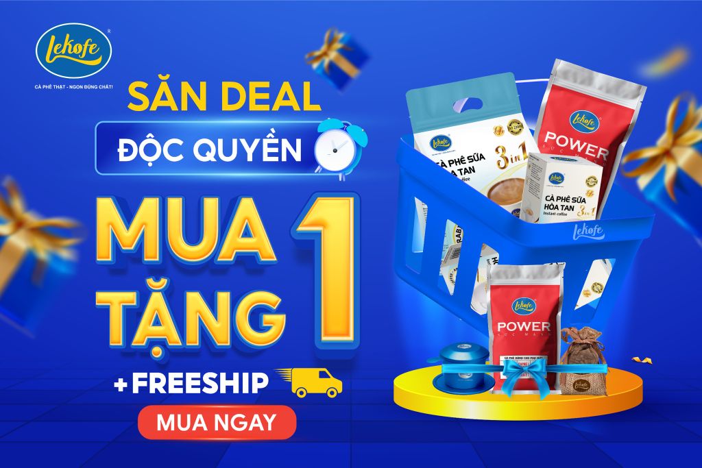 SĂN DEAL ĐỘC QUYỀN - LEKOFE KHUYẾN MÃI MUA 1 TẶNG 1