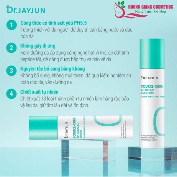Nước Hoa Hồng & Sữa Dưỡng Da DR.JAYJUN SOURCE 50ml