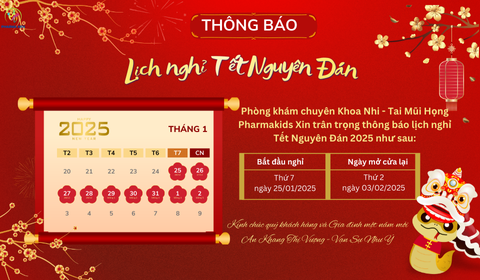Thông báo Nghỉ Tết Nguyên Đán Ất Tỵ 2025