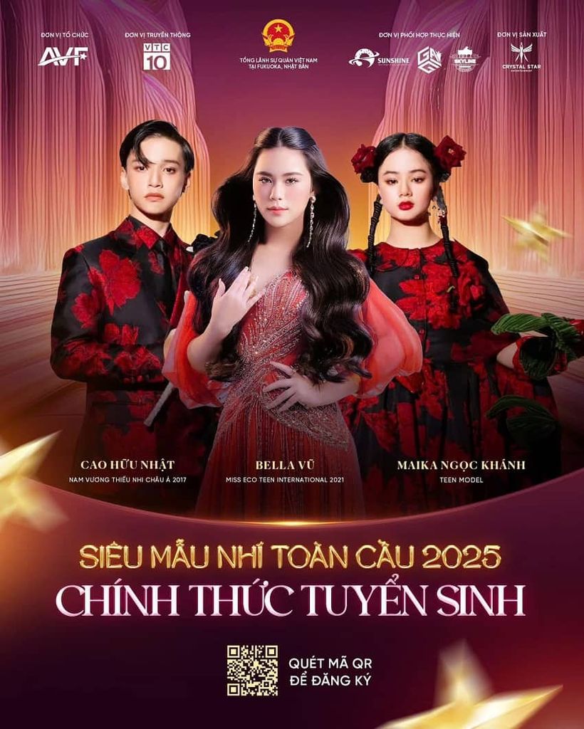 Cuộc thi Siêu mẫu nhí toàn cầu 2025 mở đơn đăng ký