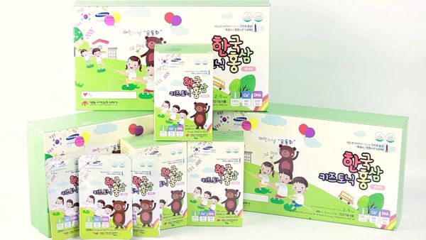 Cống bố Thực phẩm bảo vệ sức khỏe Hồng sâm trẻ em 2-5 tuổi