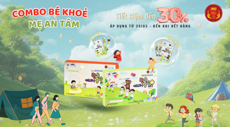 [Hot] Combo siêu tiết kiệm: Bé khỏe - mẹ an tâm
