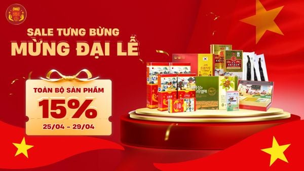 Sale Tưng Bừng Lên Tới 15% Mừng Đại Lễ