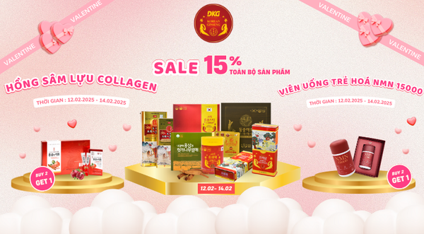 Valentine - DKG tưng bừng ưu đãi 