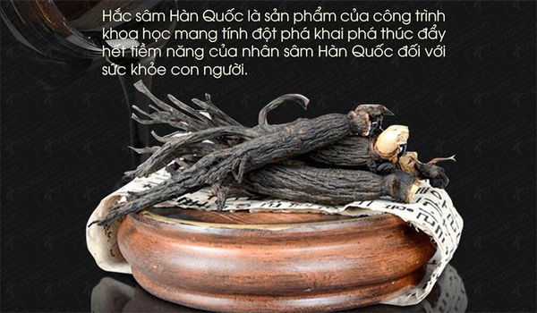 Hắc sâm Hàn Quốc - Đánh tan mỡ máu, kiểm soát đường huyết