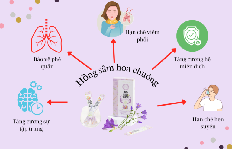 Tác dụng của hồng sâm hoa chuông dạng thạch Daedong đối với sức khỏe
