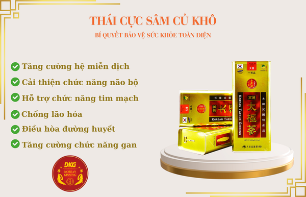 Thái cực sâm Hàn Quốc: Biểu tượng của sự sang trọng và đẳng cấp