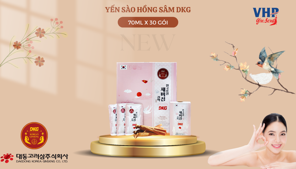 Ra Mắt Sản Phẩm Yến Sào Hồng Sâm DKG: Bí Quyết Vàng Cho Sức Khỏe Toàn Diện!