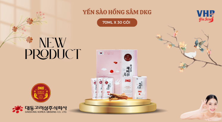 Tinh hoa Yến sào Hồng sâm DKG: Bồi bổ toàn diện, phục hồi nhanh chóng