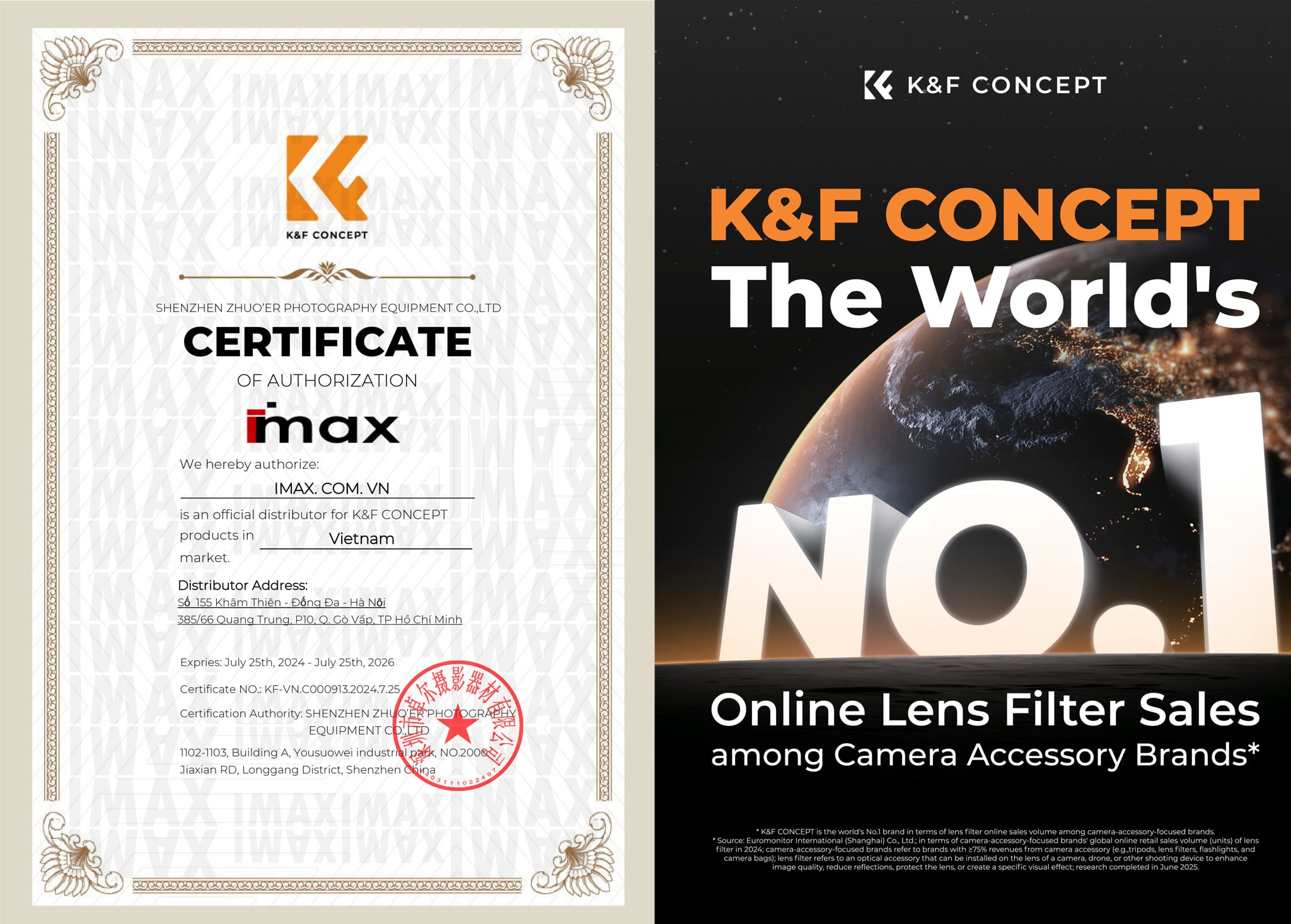 IMax -  Đại lý chính hãng của K&F Concept tại Việt Nam