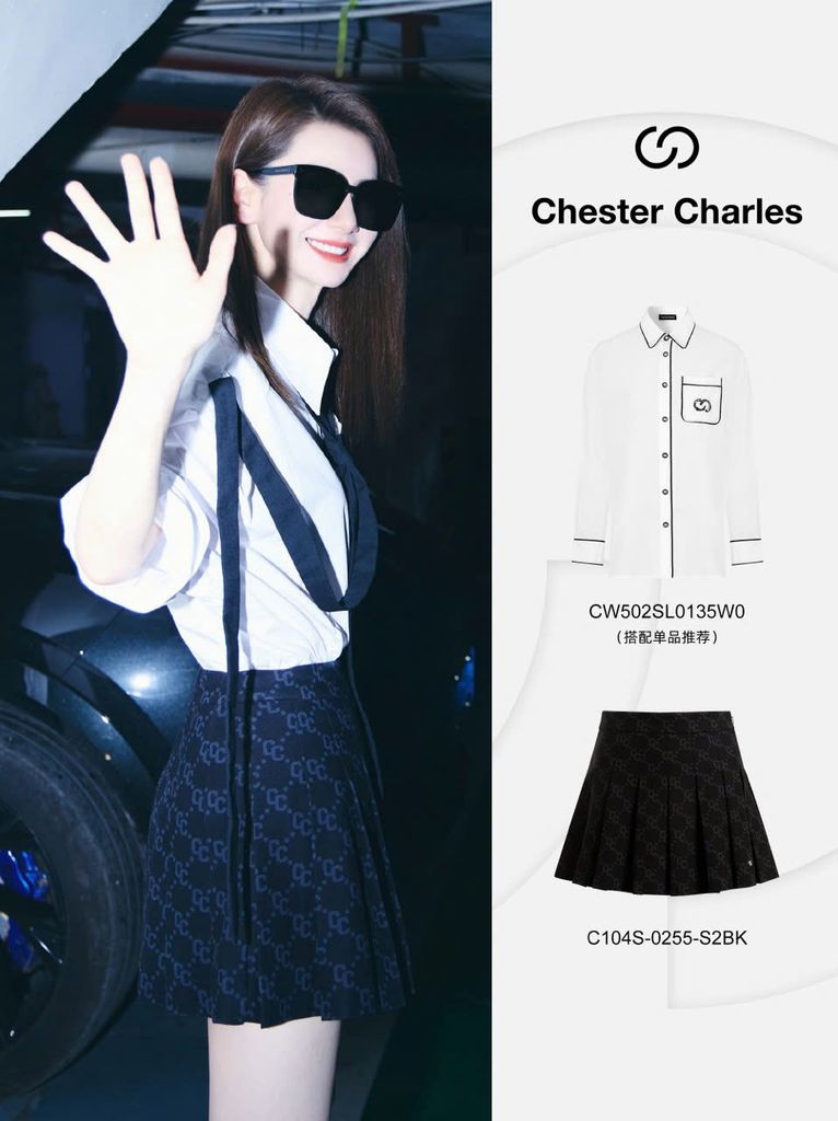Áo lụa và chân váy: 2 món đồ, 5 cách tạo dựng phong cách công sở thanh lịch từ Chester Charles