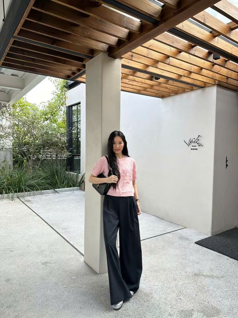 New in : Quần Vải Tây Xám Tro Cạp Thun Xám Chữ - 100% Wool Mềm Mịn