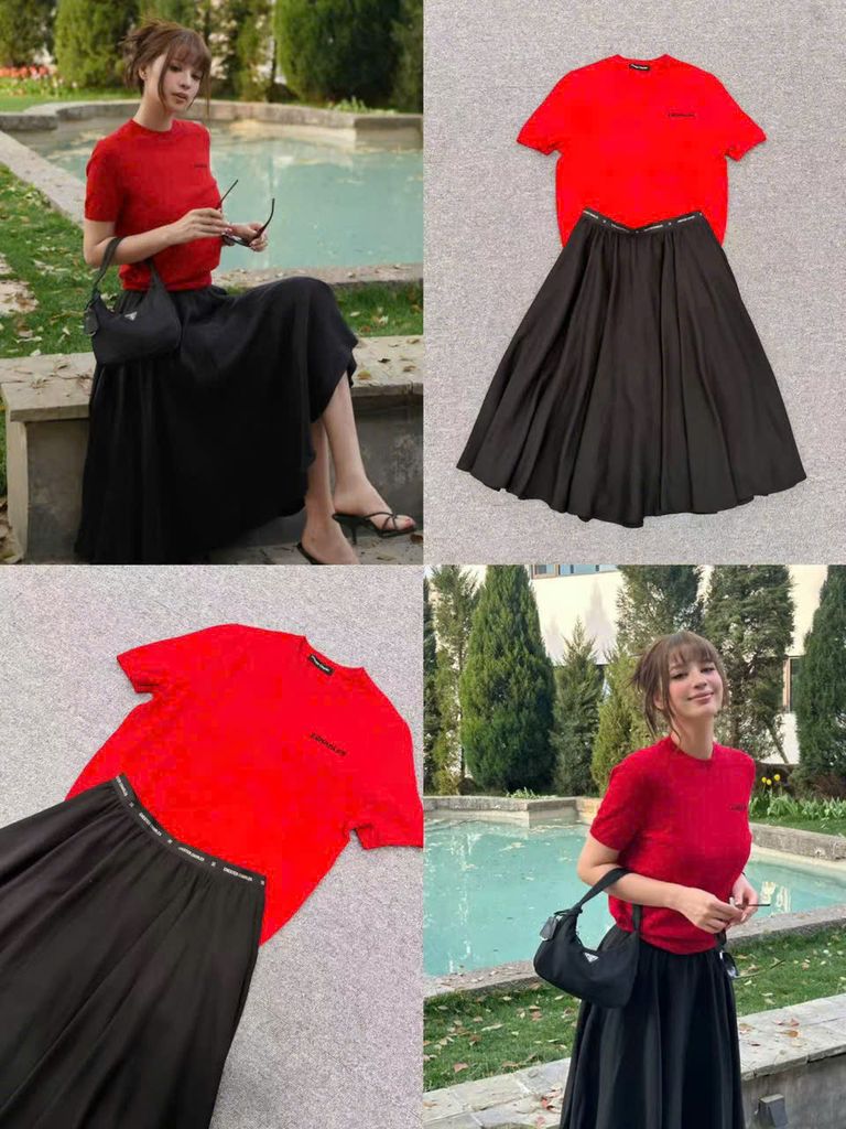 Chân Váy Đen – Cạp Chun CC: Thanh Lịch, Tối Giản Mà Đầy Tinh Tế