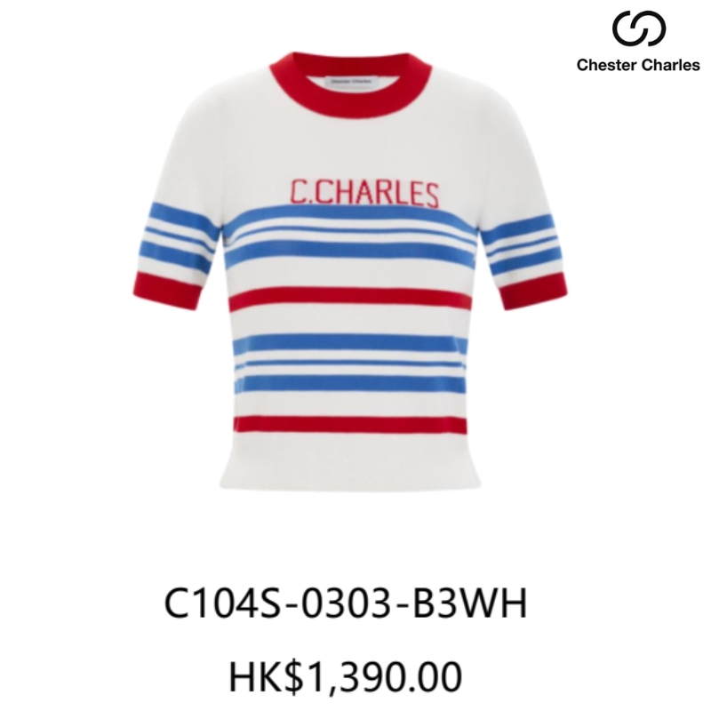 Áo croptop Chester Charles