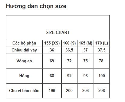 Chân váy, cạp thun C.Charles
