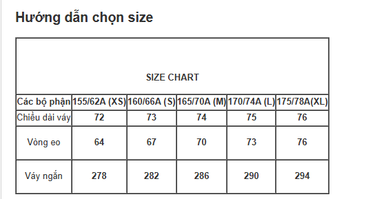Chân váy trắng - hoạ tiết CH Set