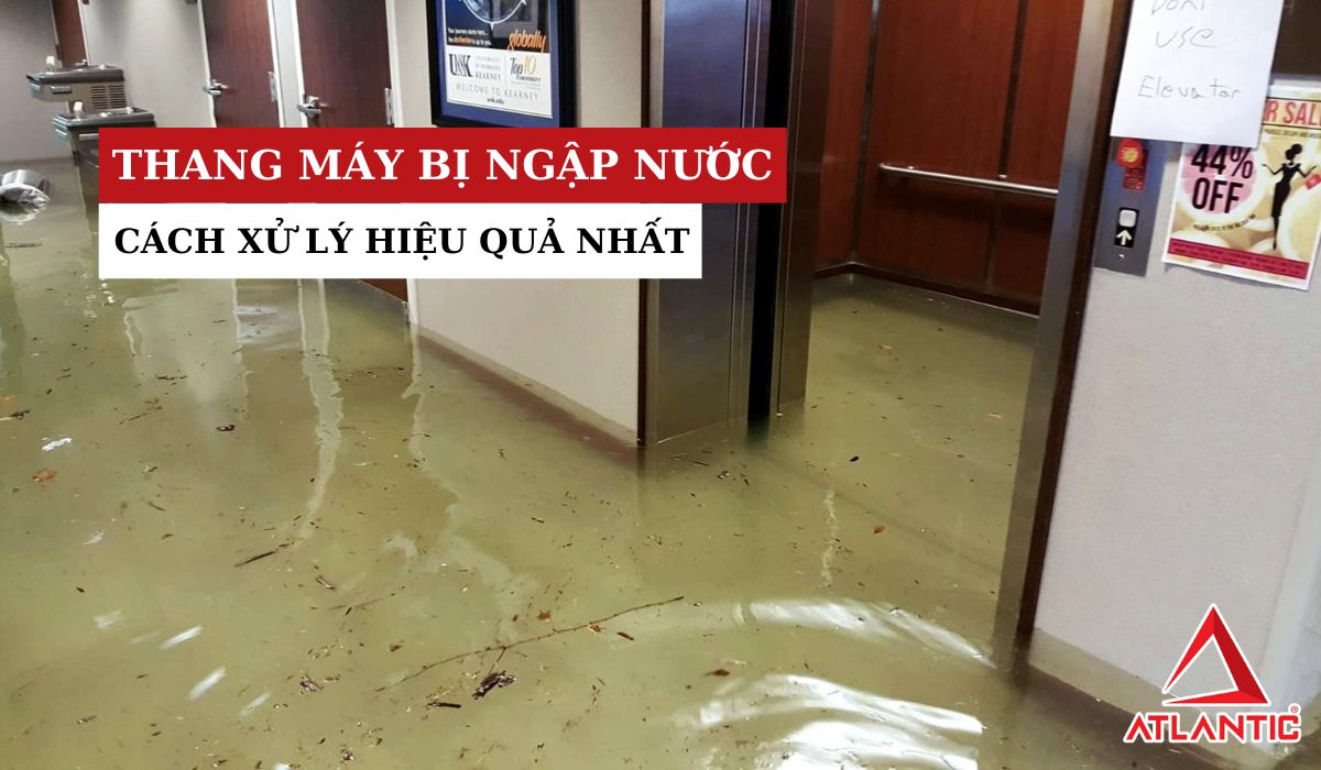 Cách xử lý tình trạng thang máy bị ngập nước hiệu quả nhất