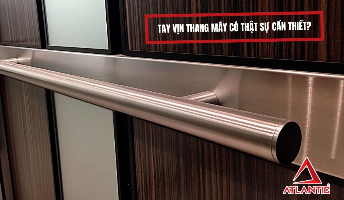 Tay vịn thang máy có thật sự cần thiết?