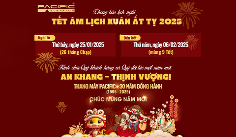 Thông báo lịch nghỉ Tết Nguyên Đán Ất Tỵ 2025