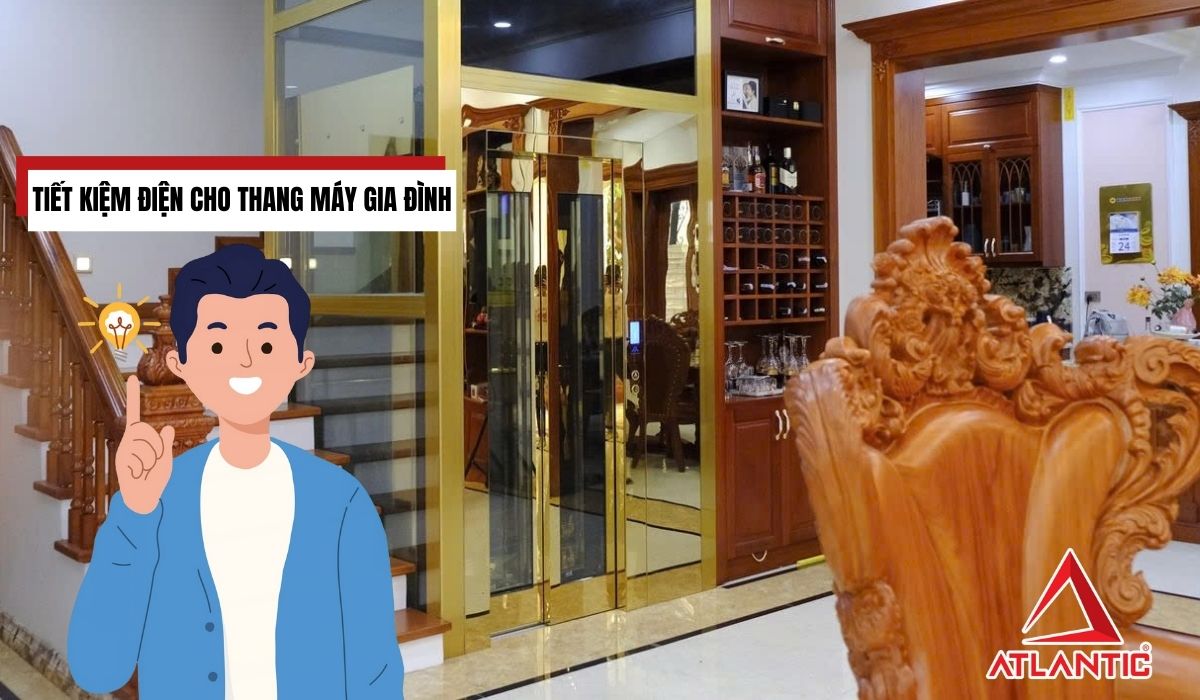 Tiết kiệm điện cho thang máy gia đình
