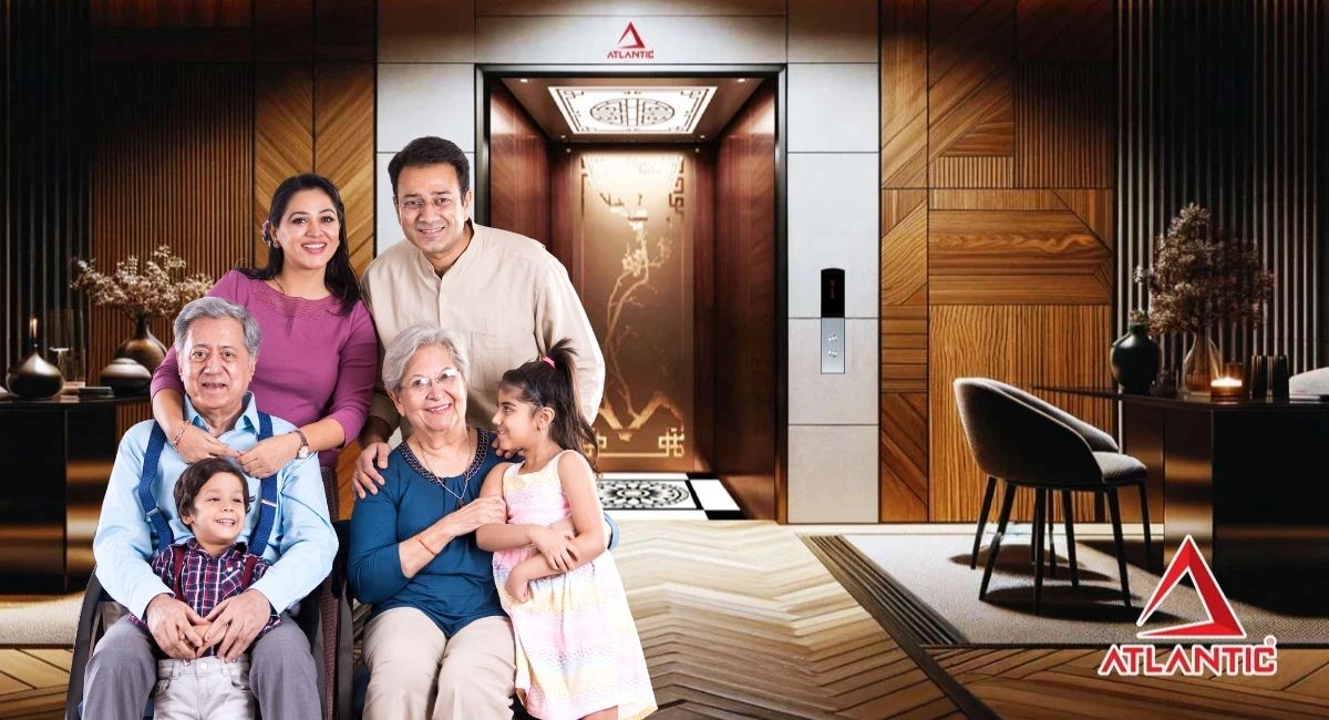 thang máy atlantic phù hợp gia đình đa thế hệ