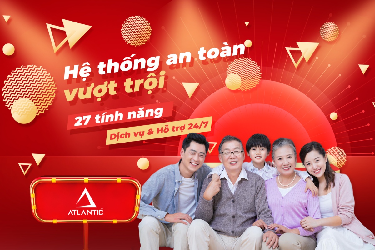 Thang máy gia đình Atlantic - Hệ thống an toàn 27 tính năng