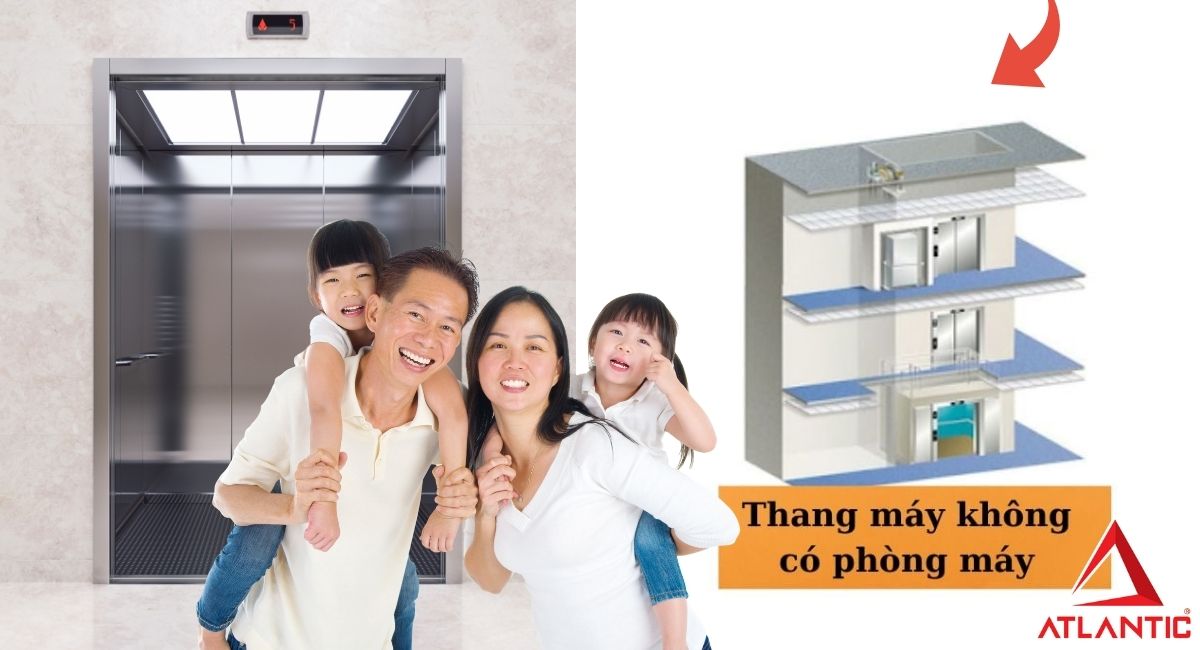 Thang máy không phòng máy đảm bảo sự an toàn và tiện nghi