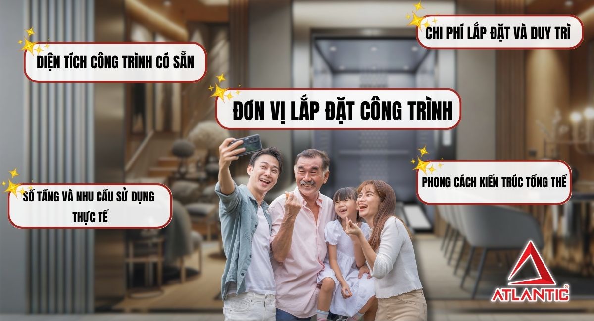 Những điểu cần biết khi lựa chọn thang máy gia đình