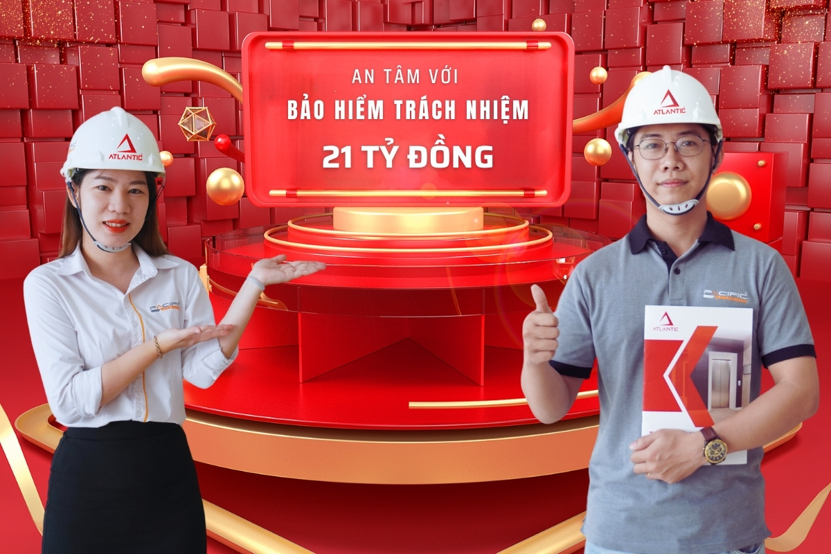 Thang máy gia đình Atlantic - Bảo hiểm Trách nhiệm 21 tỷ